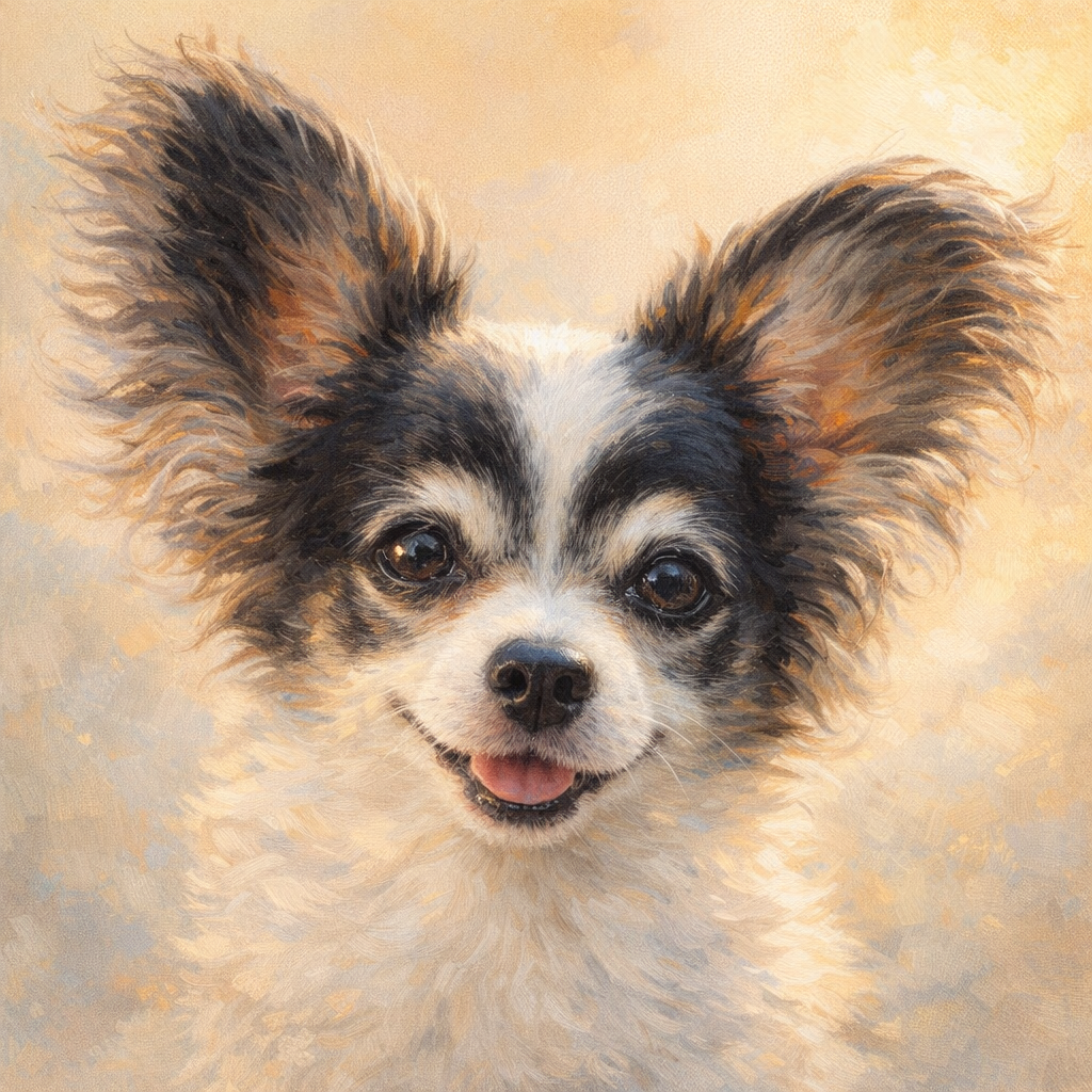 A finished Royal Hound portrait — Contemporary Oil